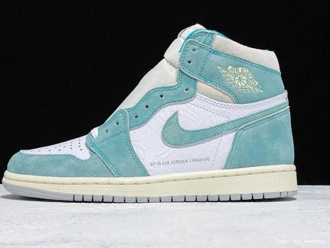 Cheap Husky 555088-311 Retro Jordan 1 Green High OG Turbo Air 0714